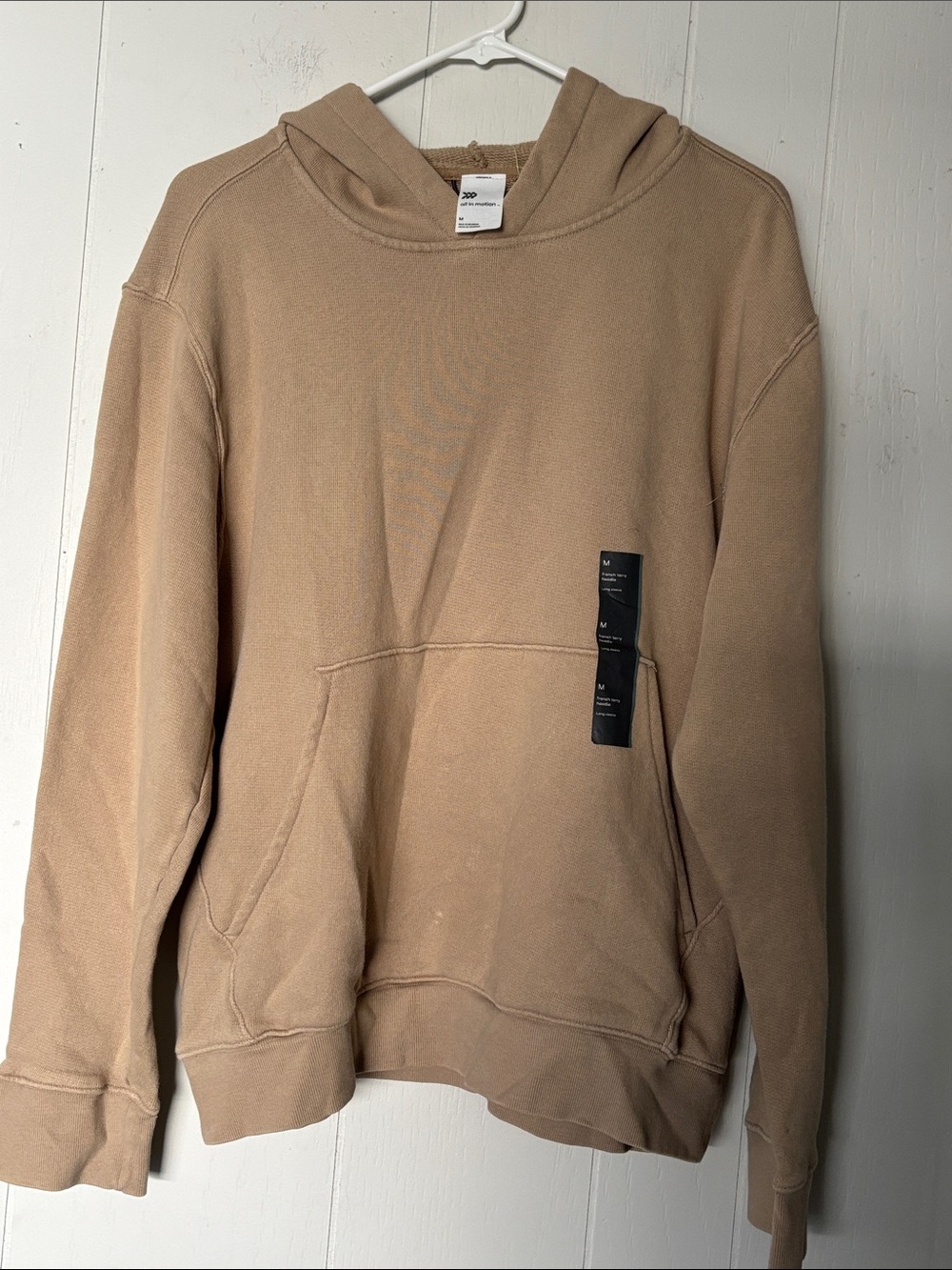 all in motion Tan Crewneck Hoodie Pullover